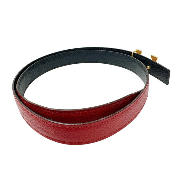 Hermes Hermès Constance Couchvel Belt for Women, Red, Black, Gold Hardware, H... - Picture 3 of 9